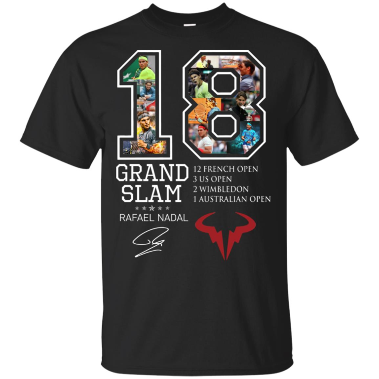 18 Grand Slam Rafael Nadal hoodie, t shirt