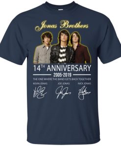 Jonas Brothers 14th anniversary 2005-2019 hoodie, t shirt Jonas Brothers 14th anniversary 2005-2019 hoodie, t shirt