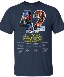 42 years of Star Wars 1977-2019 hoodie, t shirt 42 years of Star Wars 1977-2019 hoodie, t shirt