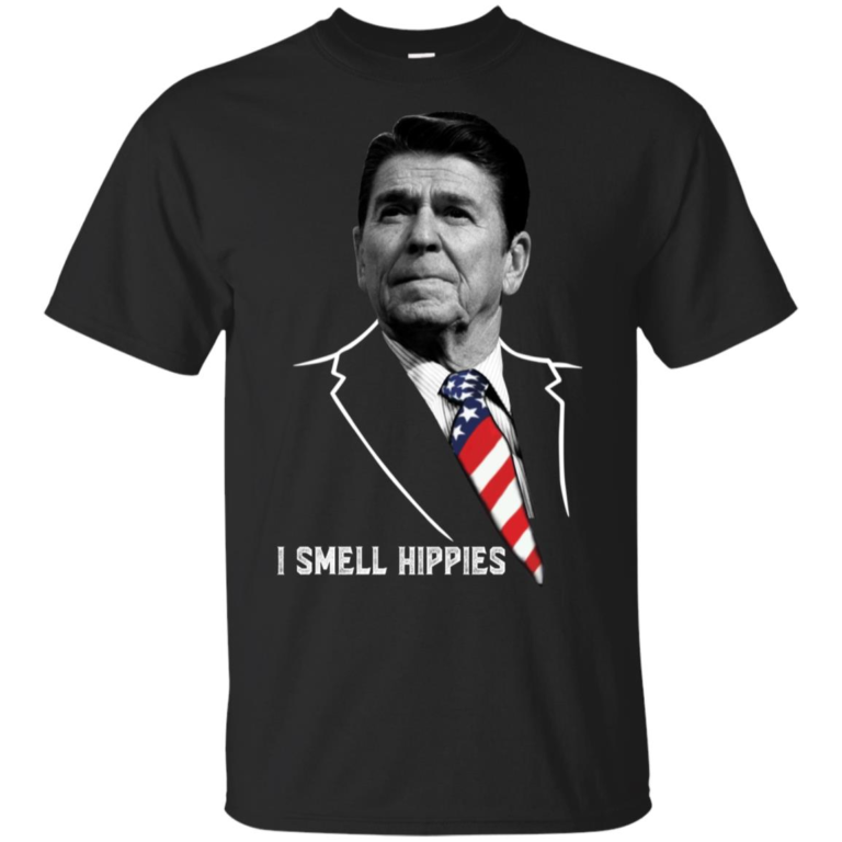 Ronald Reagan I smell Hippies Shirt