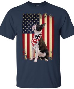 4th July Independence day Boston terrier American flag hoodie, t shirt