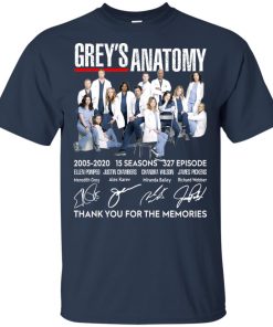Greys Anatomy Thank You For The Memories Shirt