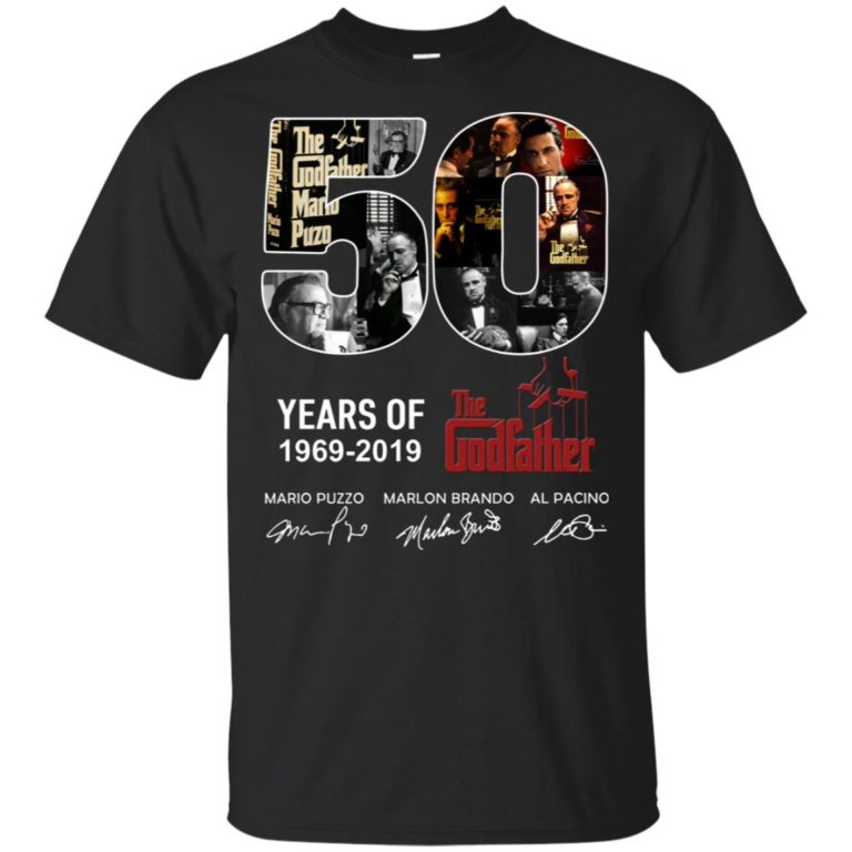 50 years of the Godfather 1969-2019 hoodie, ls, t shirt