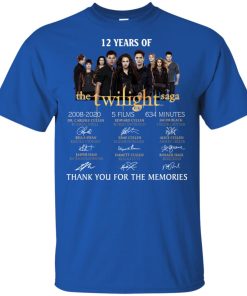 12 years of the Twilight Saga 2008-2020 signatures shirt