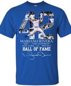 42 Mariano Rivera Mo The Sandman New York 1995-2013 Hall Of Fame shirt 42 Mariano Rivera Mo The Sandman New York 1995-2013 Hall Of Fame shirt