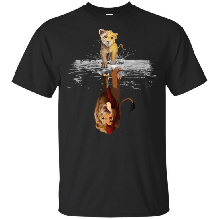 Baby Simba reflect Lion King hoodie, ls, t shirt