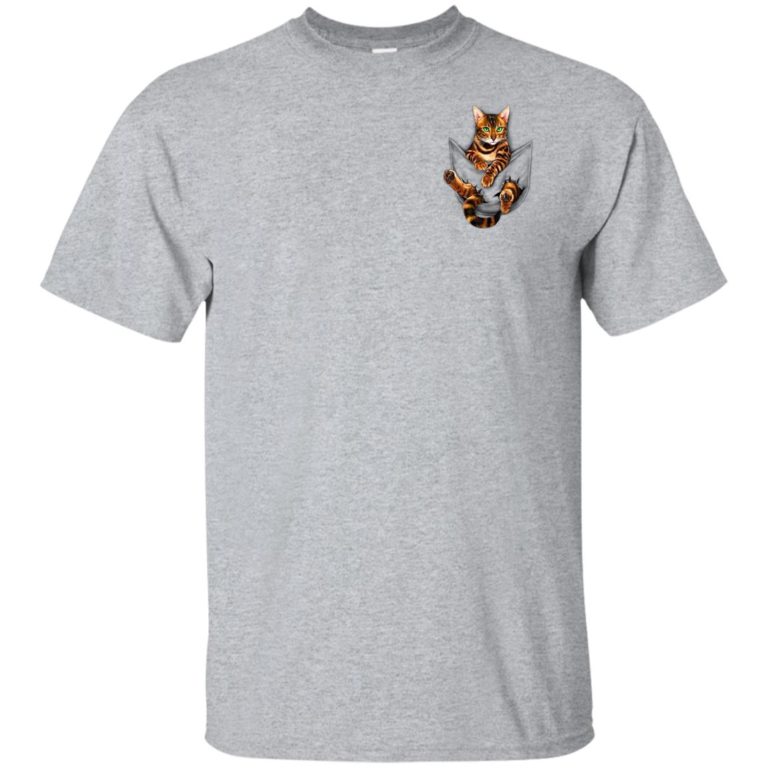 Cat pocket hoodie, t shirt