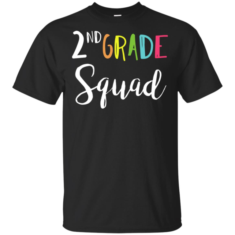 2nd grade squad back to school hoodie, ls, t shirt