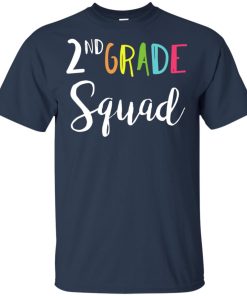 2nd grade squad back to school hoodie, ls, t shirt