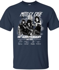Motley Crue 39th Anniversary 1981-2020 shirt