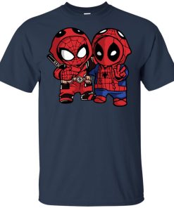 Baby Deadpool and Spider-Man shirt Baby Deadpool and Spider-Man shirt