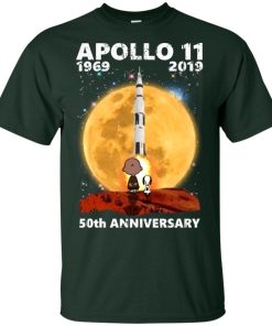 Snoopy and Charlie Brown APOLLO 11 50th Anniversary T-Shirt