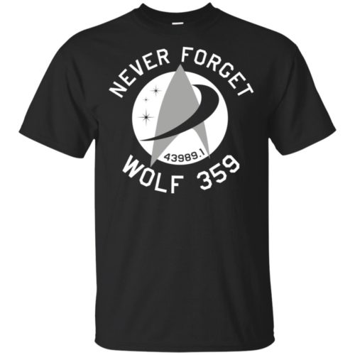 Star Trek Never Forget 43989 Wolf 359 Shirt Robinplacefabrics Reviews On Judgeme 