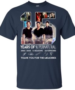 15 years of Supernatural 2005 2020 hoodie, ls, t shirt