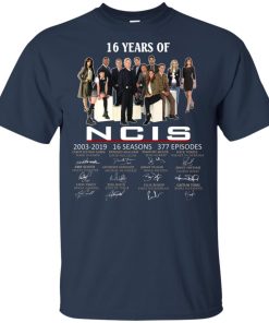 16 years of NCIS 2003-2019 hoodie, ls, t shirt