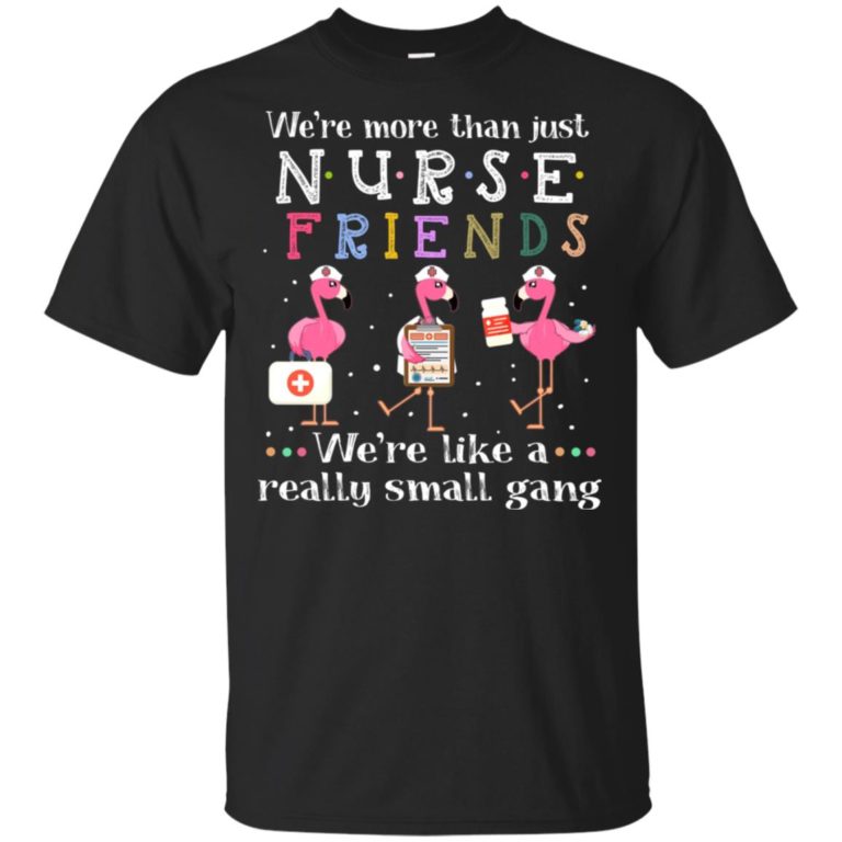 Flamingo we’re more than just nurse friends we’re like a really small gang shirt
