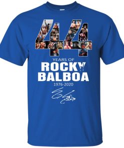 44 years of Rocky Balboa 1976-2020 hoodie, ls, t shirt