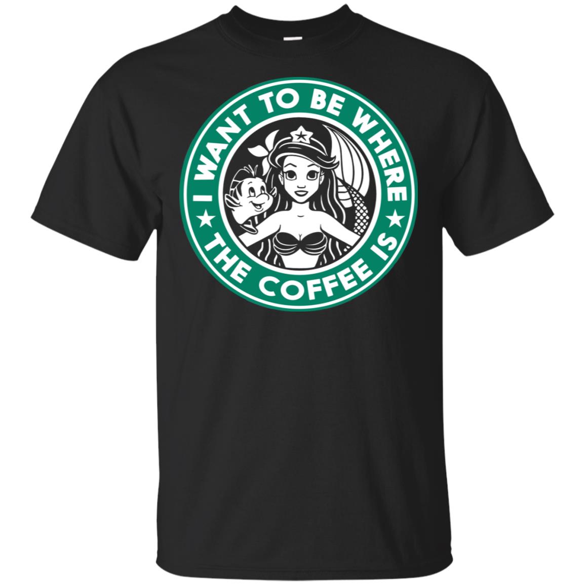 starbucks and disney shirt