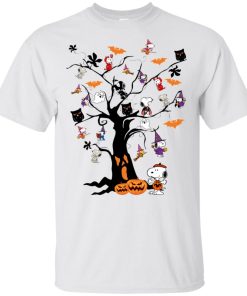 Halloween tree pumpkin Snoopy hoodie, sweatshirt, t shirt