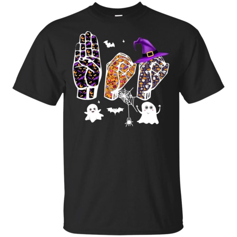 BOO ASL Halloween hoodie, sweatshirt, t shirt