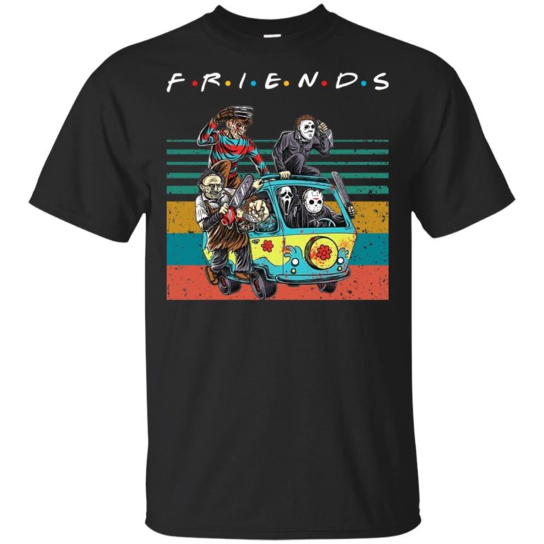 Halloween Friends Horror movies characters hoodie, sweatshirt, t shirt