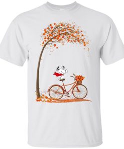 Snoopy riding a bicycle Hello autumn hoodie, ls, t shirt