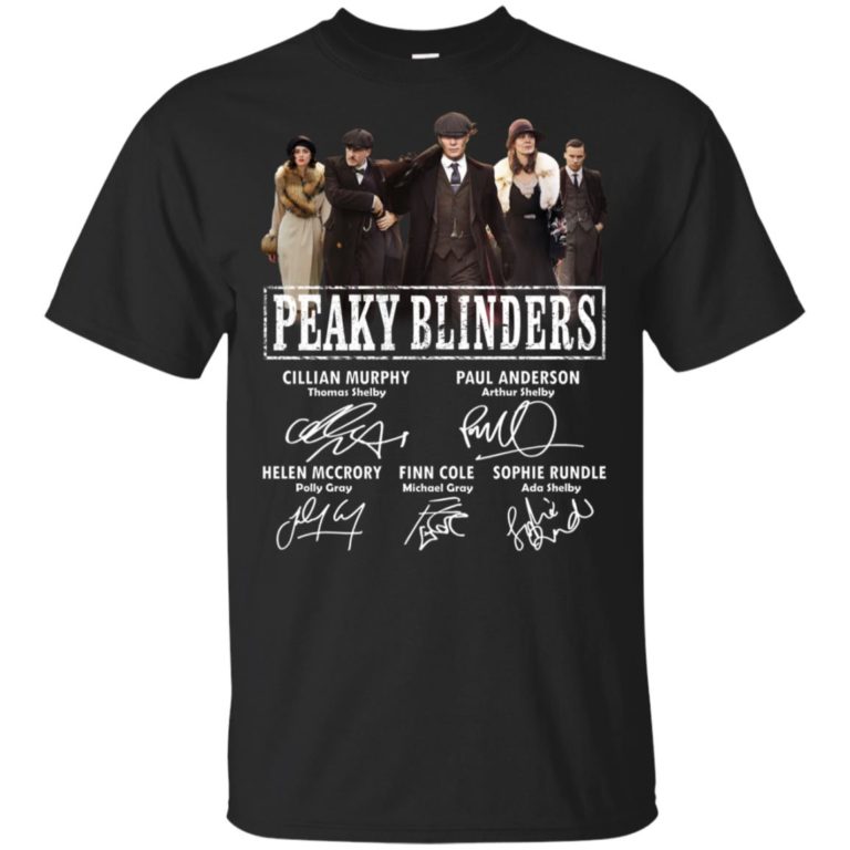 Peaky Blinders characters signature hoodie, ls, t shirt