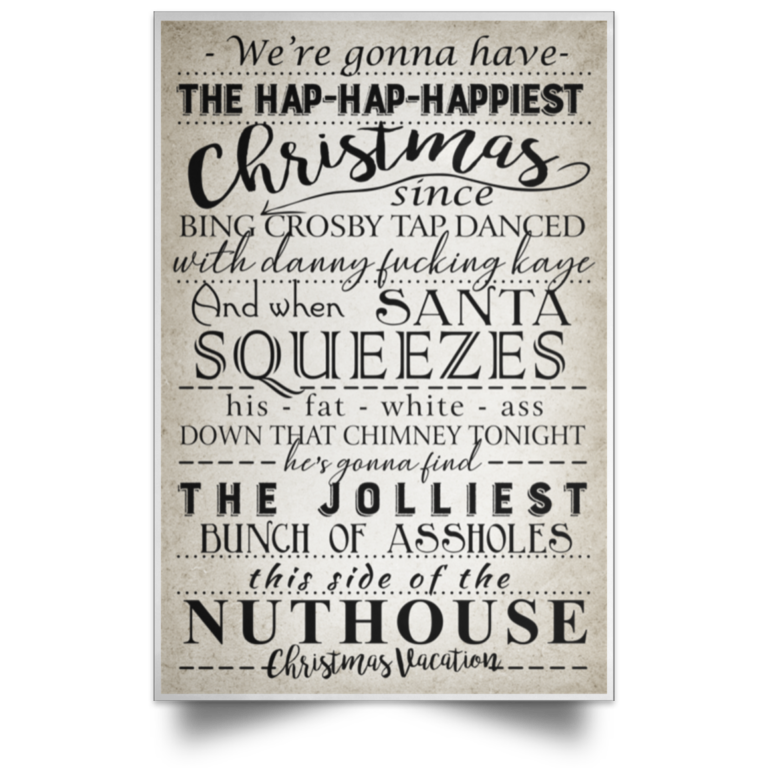 We’re gonna have the hap-hap-happiest christmas since bing crosby tap dance poster