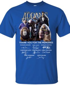 The Addams Family – Thank you for the memories signature hoodie, ls, t shirt