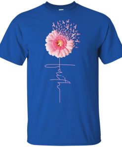 Daisy flower – Faith hope love breast cancer awareness hoodie, ls, t shirt