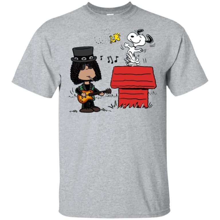 Slash and Snoopy hoodie, t shirt