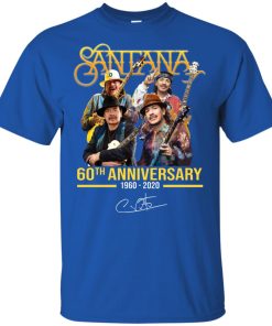 Santana 60th anniversary 1960-2020 hoodie, ls, t shirt