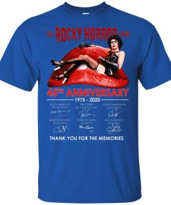 The Rocky Horror Picture Show 45th Anniversary 1975-2020 signature shirt