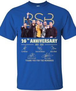 Backstreet Boys BSB 26th anniversary 1993-2019 signatures shirt