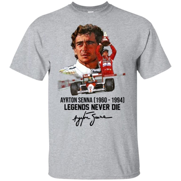 Ayrton Senna 1960-1994 legends never die hoodie, ls, t shirt