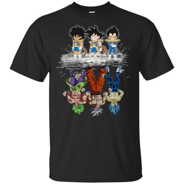 Baby Broly Goku Vegeta water mirror Super Dragon Ball Heroes shirt