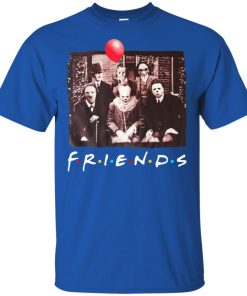 Horror movie characters Friends TV show hoodie, ls, t shirt