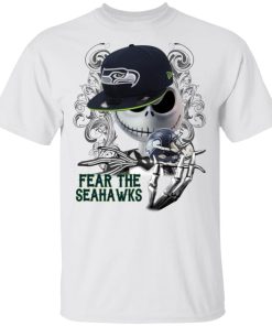 Jack Skellington Fear the Seahawks T shirt, Ls, Sweater Jack Skellington Fear the Seahawks T shirt, Ls, Sweater