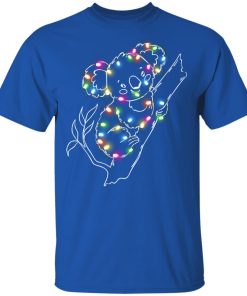 Koala color led light sweatshirt, hoodie, t shirt