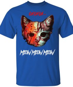 Halloween Jason Vorhees Cat Ch Ch Ch Meow Meow Hoodie, Sweatshirt, T shirt