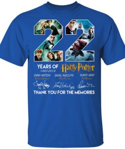 22 years of Harry Potter 1997-2019 Thank you for the memories hoodie, t shirt 22 years of Harry Potter 1997-2019 Thank you for the memories hoodie, t shirt