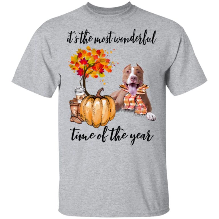 Pitbull pumpkin It’s the most wonderful time of the year hoodie, sweatshirt, t shirt