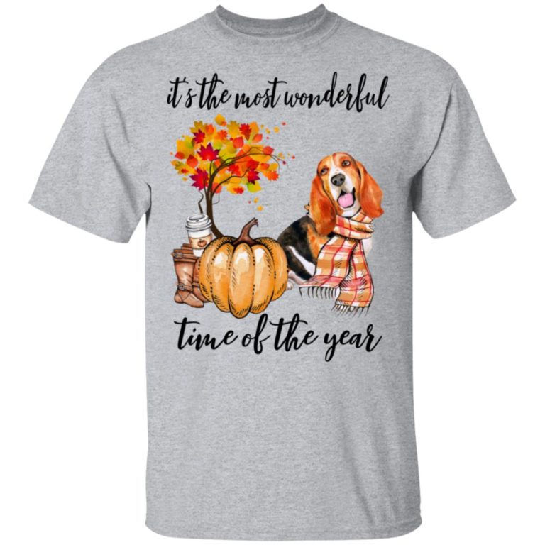 Basset Hound it’s the most wonderful time of the year hoodie, sweatshirt, t shirt