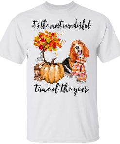 Basset Hound it’s the most wonderful time of the year hoodie, sweatshirt, t shirt