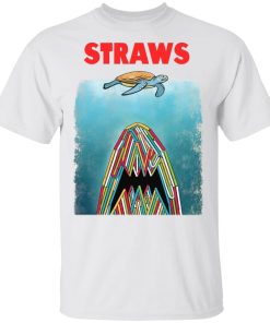 Straws turtle shark straw plastic hoodie, sweatshirt, t shirt