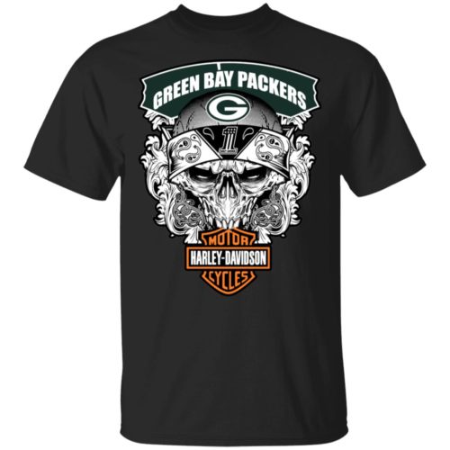 Green Bay Packers Motor Harley Davidson Cycles T shirt, Ls, Sweater