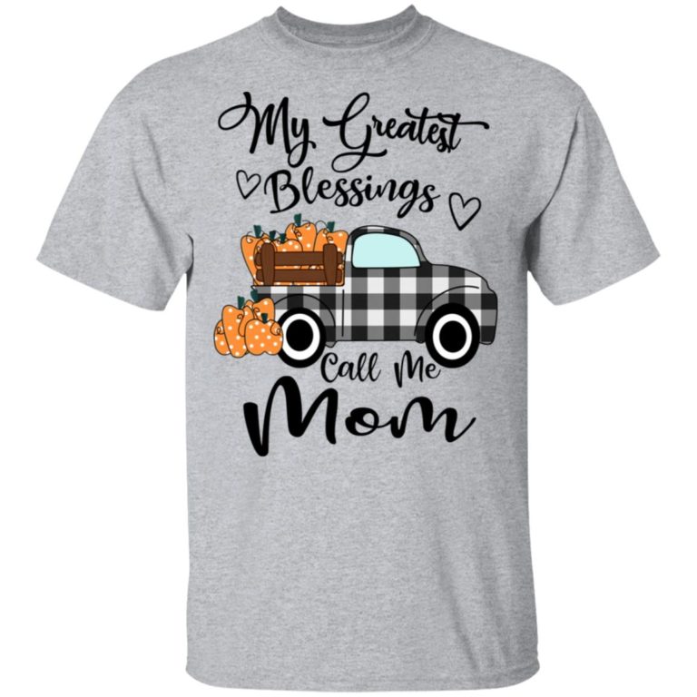Car pumpkin my greatest blessings call me Mom hoodie, sweatshirt, t shirt