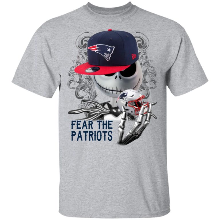 Jack Skellington fear the Patriots hoodie, sweatshirt, t shirt