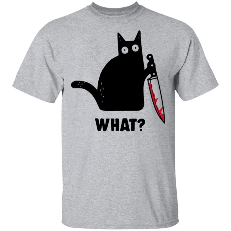 Murderous cat with knife What hoodie, sweatshirt, t shirt