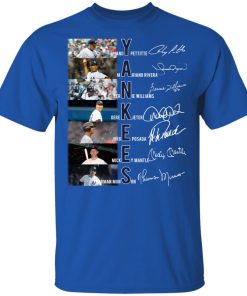 New York Yankees All member signatures hoodie, t shirt